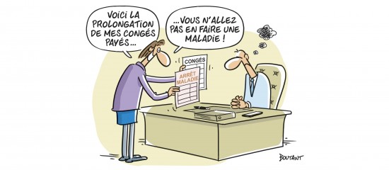 Arrêt maladie pendant les congés payés